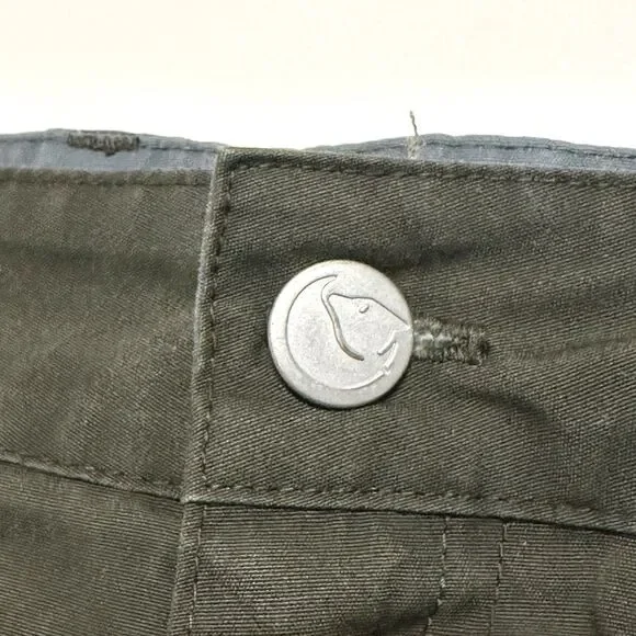 Fjallraven Pants Men 37 Green Greenland Jeans G-1000 Canvas Trouser Hiking 37x28